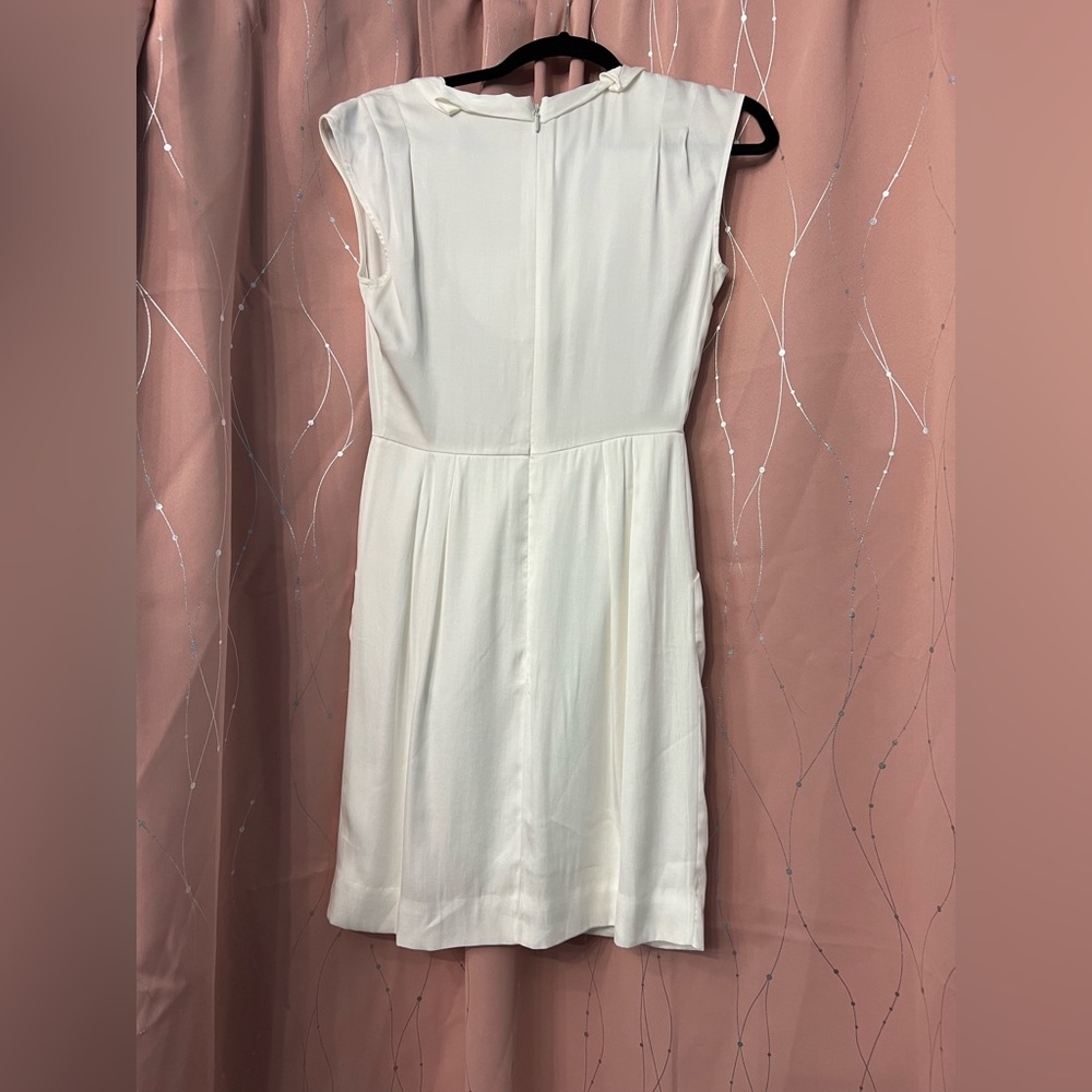 BCBGMaxAzria Ivory Ruffled Mini Dress - Picture 4 of 5